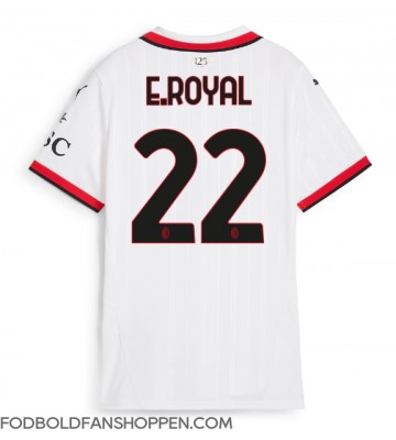 AC Milan Emerson Royal #22 Udebanetrøje Dame 2024-25 Kortærmet